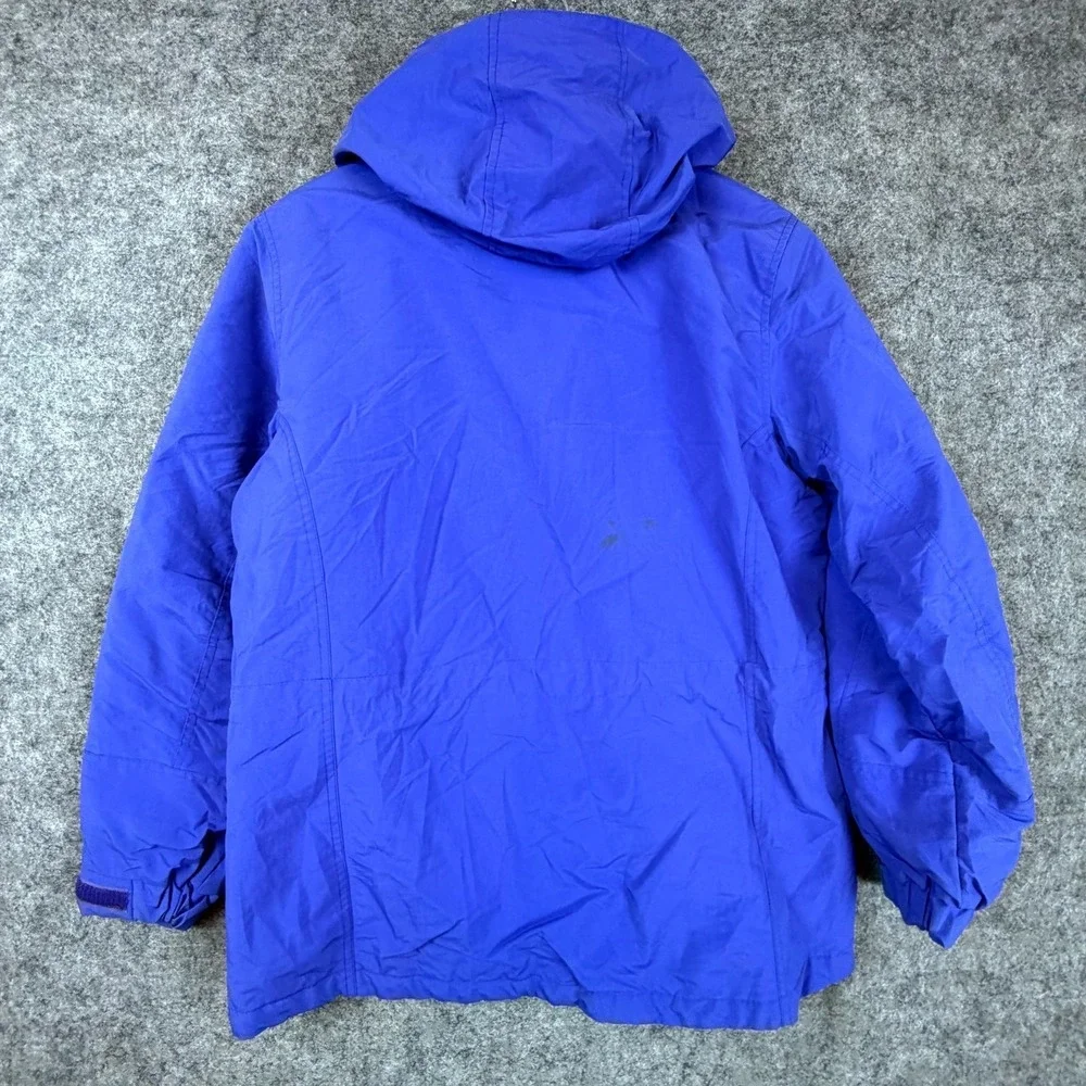Pacific Trail Parka Jacket Womens Large Blue‎ Hooded Outdoor Winter Fleece Lined